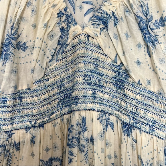 Free People Golden Hour Maxi Dress Tea Combo Size M NEW - Picture 11 of 16